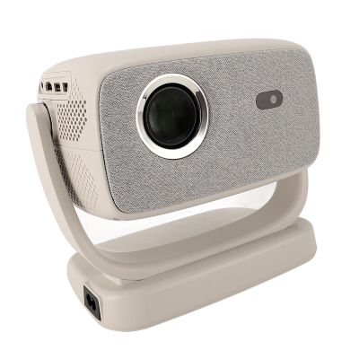 180 Rotatable Stand 720P Projector with , , 1080P FHD Support for TV Stick, Smartphone, USB Drive (US Plug)