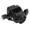 Monopod Tilt Head Tripod,Monopod Tilt Head Aluminum Alloy Tripod Head with Quick Release Plate for Birdwatching Photography view 3