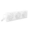 360mm 3 in 1 Computer Case Fan, Ultra Quiet Design, MFDB Dynamic Pressure Bearing, 2200 RPM, PWM Control, Linkable RGB (White) view 3