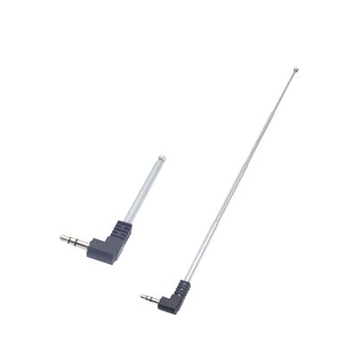 2PCS Male Antenna 3.5mm Telescopic Antenna for Cell Phone Mini Speaker Radio