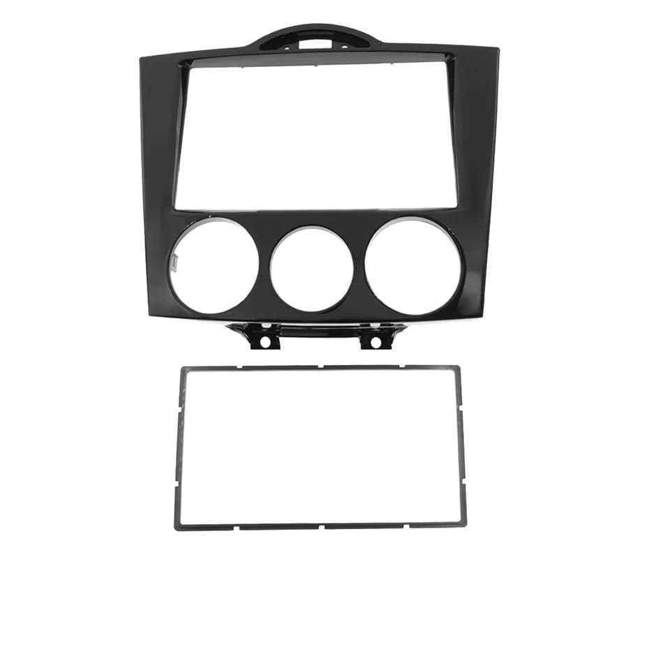 AYYDXRK 2Din Car Stereo Radio Fascia Compatible with RX-8 RX8 2003-2008 Dashboard Video DVD Player Panel Frame Mounting Trim Install Mount Kit