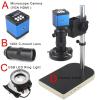 Lab Microscope Accessories HDMI Microscope Camera Set 13MP HDMI VGA Video Industrial Digital Microscope 130X C Mount Lens(B) view 2