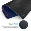 Navy Blue Sky and Stars Mouse Pad with Non-Slip Rubber Base, Waterproof Gaming Mousepad with Stitched Edge, Laptop Mousemat Washable Mousepads, Mice Pad for Computer Office 7.9 X 9.5 in view 3