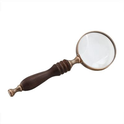 Lab Microscope Accessories Handheld Magnifier Handle Magnifier 10X Reading Magnifying Glass