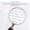 Lab Microscope Accessories Handheld Magnifier Handle Magnifier 10X Reading Magnifying Glass view 4