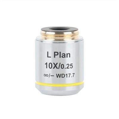 JOEBO Microscope Kit Microscope Auxiliary Lens Metallurgical Microscope Objective Coaxial Light Lens 5X 10X 20X 50X RMS Thread Interface Microscope Lens Adapters(10X)