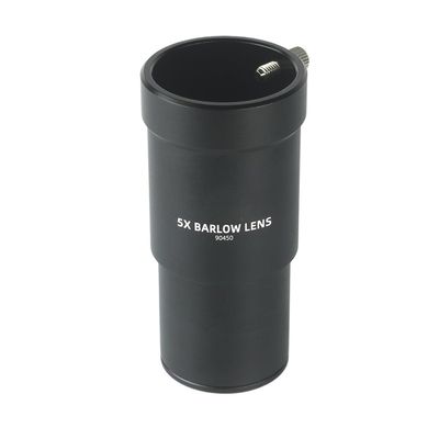 5X Barlow Lens 1.25" Metal Fully Coated Length Extender for Astronomical Telescopes