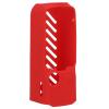 Drfeify Silicone Protective Sleeve Cover for Osmo Pocket 3 Camera, Handheld Gimbal, Non Slip Texture, Heat Dissipation Vents, Full Protection, Compatible with Action Camara (Red view 2