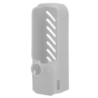 Drfeify Silicone Protective Sleeve Cover for Osmo Pocket 3 Camera, Handheld Gimbal, Non Slip Texture, Heat Dissipation Vents, Full Protection, Compatible with Action Camara (Grey