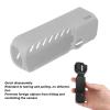 Drfeify Silicone Protective Sleeve Cover for Osmo Pocket 3 Camera, Handheld Gimbal, Non Slip Texture, Heat Dissipation Vents, Full Protection, Compatible with Action Camara (Grey view 3