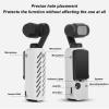 Drfeify Silicone Protective Sleeve Cover for Osmo Pocket 3 Camera, Handheld Gimbal, Non Slip Texture, Heat Dissipation Vents, Full Protection, Compatible with Action Camara (Grey view 4