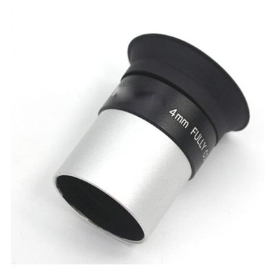 JOEBO Microscope Kit 1.25 Inches 4mm 6.3mm 8mm 10mm 12.5mm Black & Silver Color Eyepiece Optical Lens Microscope Lens Adapters(4mm Silver)