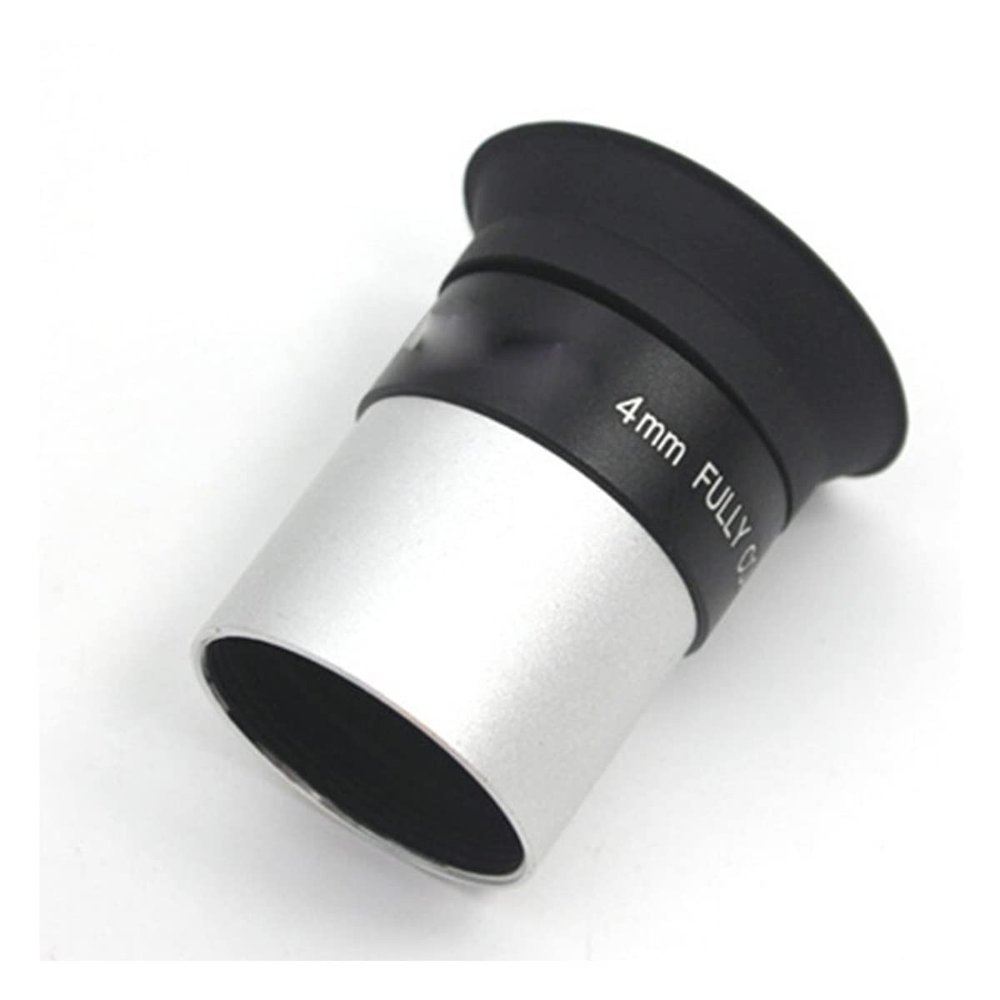 JOEBO Microscope Kit 1.25 Inches 4mm 6.3mm 8mm 10mm 12.5mm Black & Silver Color Eyepiece Optical Lens Microscope Lens Adapters(4mm Silver)