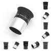 JOEBO Microscope Kit 1.25 Inches 4mm 6.3mm 8mm 10mm 12.5mm Black & Silver Color Eyepiece Optical Lens Microscope Lens Adapters(4mm Silver) view 2