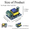 BE-TOOL 5V700mA/12V300mA Power Supply Converter Module, Mini PCB Board with Over-Voltage, Over-Current, and Short Circuit Protection (12V300mA) view 2