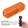 Drfeify Silicone Protective Sleeve Cover for Osmo Pocket 3 Camera, Handheld Gimbal, Non Slip Texture, Heat Dissipation Vents, Full Protection, Compatible with Action Camara view 3