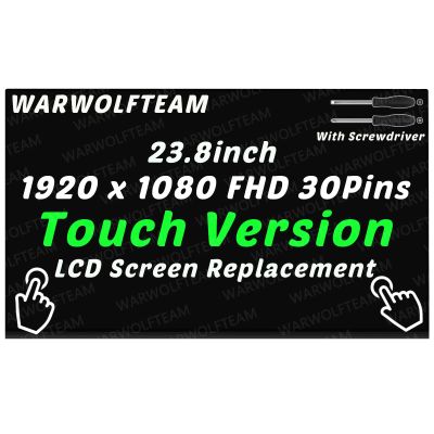 WARWOLFTEAM Compatible with LM238WF5-SSE6 LM238WF5 SS E6 LM238WF5(SS)(E6) 30Pins 60Hz LCD LED Touch 23.8inch Screen Laptop FHD Display Panel(Only for Touch Version)