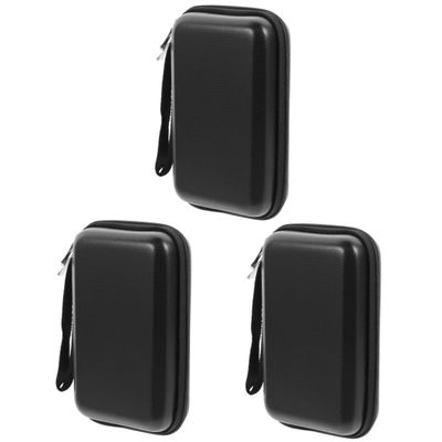 Angoily 3pcs Electronic Accessories Organizer Case Hard Drive Power Bag for Travel Storage and Compact for Cables Earphones and Tech Essentials