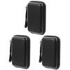 Angoily 3pcs Electronic Accessories Organizer Case Hard Drive Power Bag for Travel Storage and Compact for Cables Earphones and Tech Essentials view 1