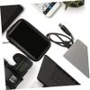 Angoily 3pcs Electronic Accessories Organizer Case Hard Drive Power Bag for Travel Storage and Compact for Cables Earphones and Tech Essentials view 3