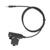 Angoily Ptt Adapter Cable for Radio Ptt Button Clip Compatible with Military Standard Headsets Use Talk System view 1