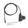 Angoily Ptt Adapter Cable for Radio Ptt Button Clip Compatible with Military Standard Headsets Use Talk System view 2