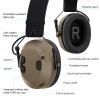 ANC Noise Canceling Headset Tactical Ptt Noise Reduction Boom Mic Walkie Talkie Electronics Over The Head Earmuffs Headpohne for Airsoft Mulsim Shooting Communication Earpro for Motorola 2 Pin Radio view 2