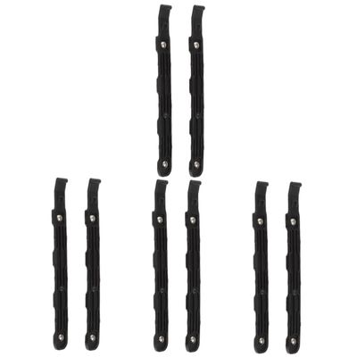 Angoily 4pairs Hard Drive Mounting Rail Replacement for Drives Pads Plastic Design Compatible Standard Cases Easy Installation