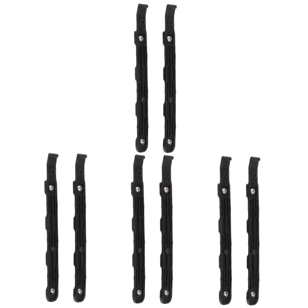 Angoily 4pairs Hard Drive Mounting Rail Replacement for Drives Pads Plastic Design Compatible Standard Cases Easy Installation