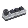 Custom Keypad 3 Key Mini Mechanical Keypad RGB LED Dustproof Red Switch USB C Connection Suitable for Game Music Control view 2