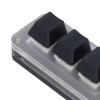 Custom Keypad 3 Key Mini Mechanical Keypad RGB LED Dustproof Red Switch USB C Connection Suitable for Game Music Control view 3