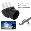 45 Degrees Round Angle Diagonal Mirror, 1.25 Inch Interface, Plastic and Optical Glass, Dustproof Cover, Suitable for Astronomical Telescope Accessory view 4