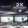 4K Ultra HD Google TV Projector for Daylight Viewing, 2200 ANSI 2025 Upgrade Daytime Smart Home Theater Projector with HDR, Dolby 230W Speakers NFC HDMI ARC WiFi6 Bluetooth5.4 for Indoor Movie Gaming view 2