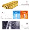5Pcs M12 Male and Female Socket 4 5 8 pins Weld IP67/68 Install Front/Rear Panel Waterproof Circular connectors (Behind The Board (with a 16mm Opening),17P Female  5Pcs,Wire bonding Type) view 4