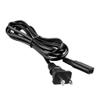 K-MAINS 2-Prong AC in Power Cord Cable Plug Compatible with Craig CD6951 CD6951-SL CD Boombox AM/FM Stereo Radio Cassette Recorder Player CD6925 CD6925BT-BK CD6925BT-SL Portable CD Boom Box Bluetooth view 2