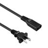 K-MAINS 2-Prong AC in Power Cord Cable Plug Compatible with Craig CD6951 CD6951-SL CD Boombox AM/FM Stereo Radio Cassette Recorder Player CD6925 CD6925BT-BK CD6925BT-SL Portable CD Boom Box Bluetooth view 4