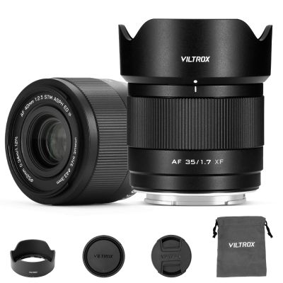 VILTROX 35mm F1.7 XF Lens AF F/1.7 X-Mount Shot for Fuji Beginner's Lens Auto Fcous APS-C Large Aperture Prime Lenses for Fujifilm X-T1 X-T10 X-T2 X-T20 X-T3 X-T4 X-T100 X-T200 X-T30 X-PRO02 XS10 XS20