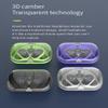 JNXIKOU Open Ear Bluetooth Headphones with Ear Hooks On-Ear Wireless Headset with Microphone, Bluetooth 5.3 Touch Control Air Conduction Sport Ear Buds IPX5 Waterproof Headsets for Workouts, Purple view 3