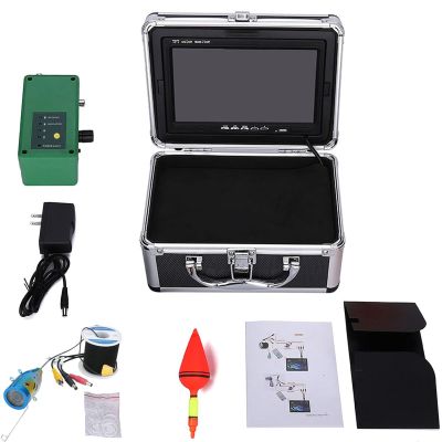 Kngiybo Underwater Fishing Camera 7" HD 1080P Ice Fishing Camera 15pcs White LEDs + 15pcs Infrared for Dark,Portable Ice Fishing Fish Finder for Sea, Lake, Boat, Ice Fishing(Size:15M)