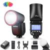 Godox V1-C U Flash for Canon, Godox V1 C U HSS TTL Round Head Speedlight with Accessories Kit for Portrait, Event, Travel, Wedding Photography view 1