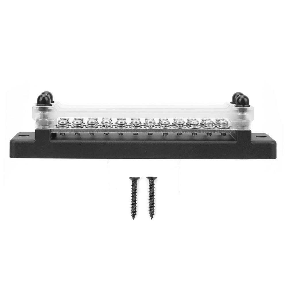 24 Terminal Bus Bar 150A BusBar Block Power Distribution Terminal for Marine Boat RV Automotive