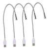 ANDRESLAD 4pcs USB Night Light for Keyboard Flexible Tube Design Eye-Caring Led for Office Home and Travel USB Powered Brightness Lighting view 1