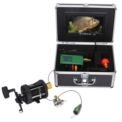 7" Fish Finder Underwater Fishing Camera Ice Fishing Camera Underwater for Dark Recorder 1080P Portable Ice Fishing Fish Finder for Ice, River and Boat(Size:25)