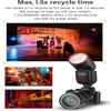 Godox V1F Camera Flash with Diffuser for Fujifilm, Godox V1-F U HSS TTL Round Head Speedlight with Accessories Kit for Portrait, Event, Travel, Wedding Photography view 3