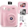 MINIBEAR Kids Camera Instant Print Camera for Kids Digital Camera Toddler Toys Christmas Birthday Gifts for 3 4 5 6 7 8 9 10 Year Old Girls Boys, Pink view 1