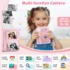 MINIBEAR Kids Camera Instant Print Camera for Kids Digital Camera Toddler Toys Christmas Birthday Gifts for 3 4 5 6 7 8 9 10 Year Old Girls Boys, Pink view 2
