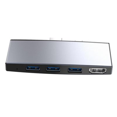 Housoutil USB Hub Expansion Adapter for Ports Sturdy Design Multiple Interfaces for Enhanced Connectivity Essential Computer Accessory for Data Transfer and Card Reading