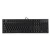 FUZHUI M 8 104 Key Mechanical Keyboard, Wired Computer Keyboard with Retro Rainbow Backlight, Ergonomic Design for Gaming and Office, ABS Material, Non Slip Pad and Wrapped Support Fr view 2