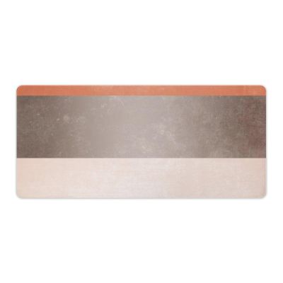 Large Mouse Pads, Coral Gray Stripes Gaming Mat Non Slip Desk Pad for Office or Gamer, 16" x 36"