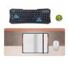 Large Mouse Pads, Coral Gray Stripes Gaming Mat Non Slip Desk Pad for Office or Gamer, 16" x 36" view 4